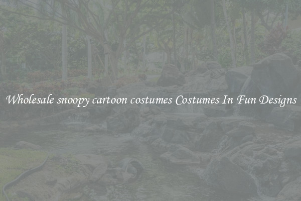 Wholesale snoopy cartoon costumes Costumes In Fun Designs