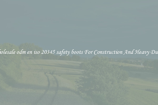 Buy Wholesale odm en iso 20345 safety boots For Construction And Heavy Duty Work