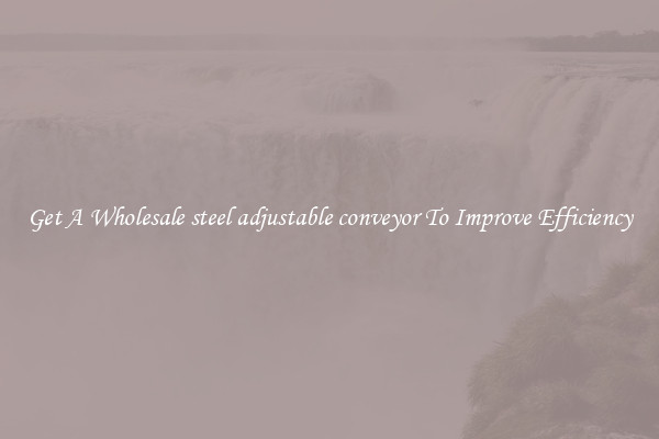 Get A Wholesale steel adjustable conveyor To Improve Efficiency