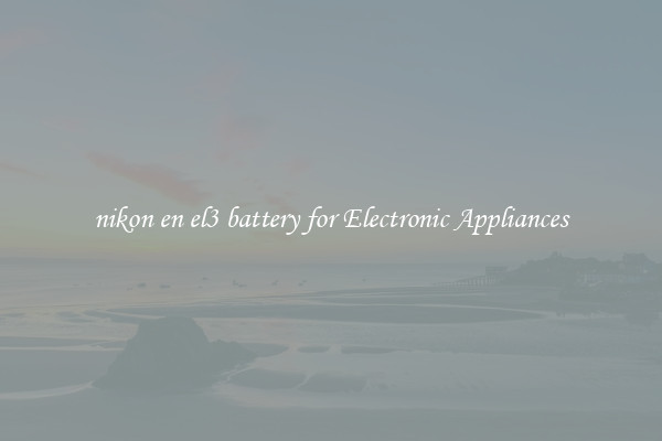 nikon en el3 battery for Electronic Appliances