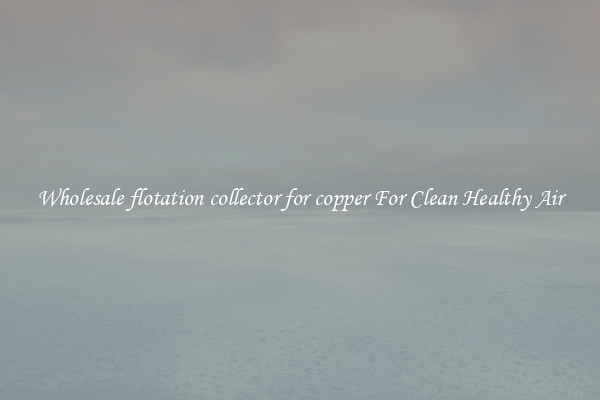Wholesale flotation collector for copper For Clean Healthy Air