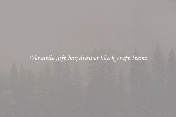 Versatile gift box drawer black craft Items