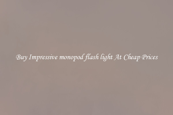 Buy Impressive monopod flash light At Cheap Prices