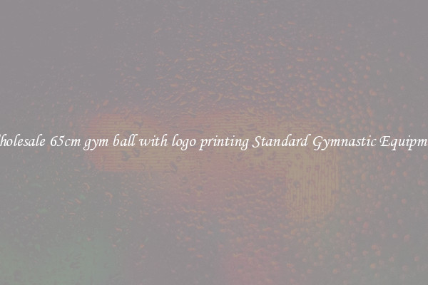 Wholesale 65cm gym ball with logo printing Standard Gymnastic Equipment