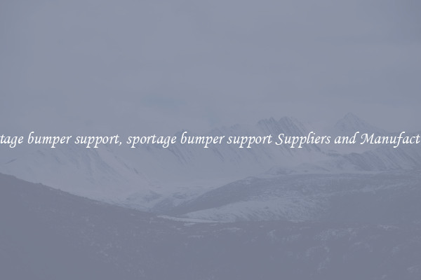 sportage bumper support, sportage bumper support Suppliers and Manufacturers