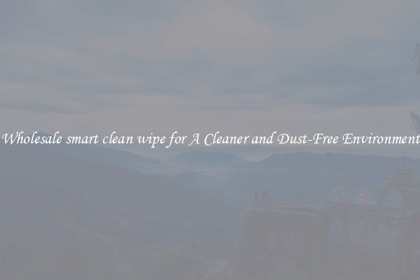 Wholesale smart clean wipe for A Cleaner and Dust-Free Environment